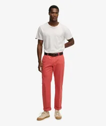 Superdry Herren Premium Chino mit Regulärer Passform Red - Größe: 34/34