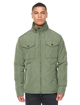 Blensons Padded Jacket Mens - Green - Size Large - Duck and Cover - FashionsVida