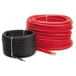 Battery Cable 25 25 M Black 25 m unisex