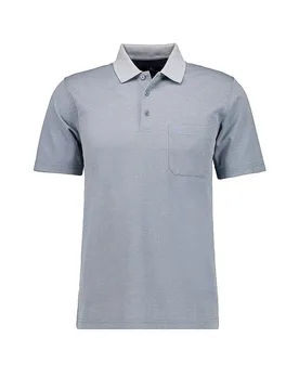 Poloshirt FISHNET hellblau L herren - Ragman - FashionsVida
