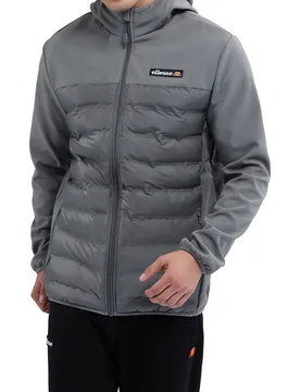 Mens Cassiano Fz Jacket - Dark Grey - Size X-Large - Ellesse - FashionsVida