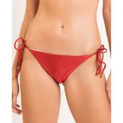 Braga de bikini con lazos lisa