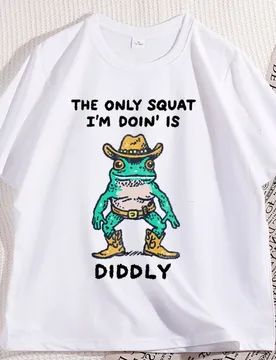 Funny Cowboy Frog Meme T Shirt for Men Women Casual Cotton Short Sleeve Round Neck Tshirt Streetwear Man Clothing Printed Tees - Aliexpress - FashionsVida