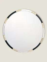 DAR Gadany Round Wall Mirror Silver