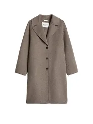 Wollmantel marrone chiaro 36