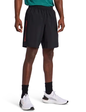Wordmark Logo Herren Kurze Hosen - Schwarz - Größe XS - Poly Woven Black XS - Under armour - FashionsVida