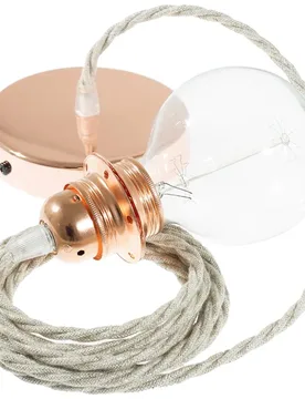 Cables Lampe Suspendue Pendel Pour Abat-jour Tn01 Diy 1 M Neutral / Copper One Size - Creative - FashionsVida