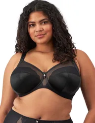 Cate Allure Wired Full Cup Bra E-K Black female