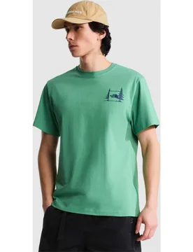 Camiseta holgada con estampado gráfico para hombre Camping - The North Face - FashionsVida