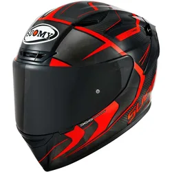 Casco Moto Integrale Racing TX-PRO ADVANCE Rosso Fluo taglia M