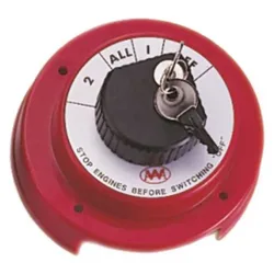 Battery Switch 250a Red One Size unisex
