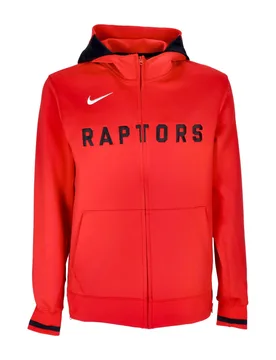 Felpa Leggera Cappuccio Zip Uomo Nba Dri-fit Showtime Hoodie Full-zip Torrap University Red/black/white - NIKE NBA - FashionsVida