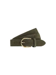 Cinturón de cuero oliva 85