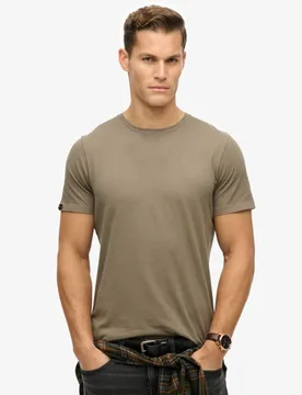 Superdry Herren Classic Essential T-shirt Brown - Größe: S - 29.99 - FashionsVida