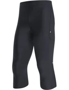 Impulse 3/4 Lauftights Herren Schwarz Gr. S - Gore wear - FashionsVida