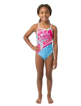 Santa Rosalia Swimsuit Multicolour 3-4 Years Girls - TURBO - FashionsVida