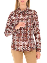 Camicia in viscosa TERRACOTTA 42
