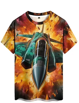 All-Season Luxury High-End Men's 3D Printed Short-Sleeve T-Shirt - Men's Party Wear Top - Aliexpress - FashionsVida