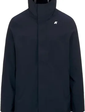 Parka longue et doublée - Thomas Bonded Blue Depht / Blue Depht - Taille S - Navy - K-way - FashionsVida