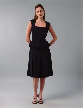 Vestido sin mangas con cinturón - Calvin Klein - FashionsVida
