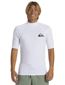 Rash Guard Manches Courtes Upf50 White 2XL - Quiksilver - FashionsVida
