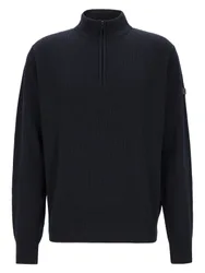 Pullover Stehkragen Zip 1/1 Arm male
