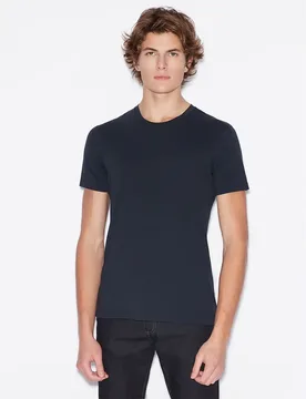 Exchange Maglietta A Maniche Lunghe Con Collo A V 8nzt7_zja5z Navy S - Armani - FashionsVida