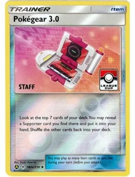 Pokemon SM Unbroken Bonds 182a/214 Pokegear 3.0 (League Promo Alternative Art STAFF) - Pokémon - FashionsVida