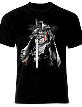 Crusader Warrior Knights Templar T-Shirt. Premium Cotton Short Sleeve O-Neck Mens T Shirt New S-3XL - Aliexpress - FashionsVida