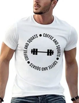 Coffee and Squats T-Shirt boys whites croswit shirt man funny t shirts for men - Aliexpress - FashionsVida