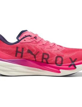 Scarpe Da Running X Hyrox Deviate Nitro™ White / Electric Orchid / Pure Pink EU 44 - Puma - FashionsVida