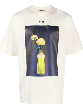 MSGM T-shirt e Polo Ivory - Msgm - FashionsVida