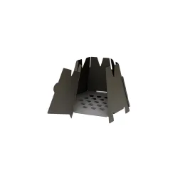 Vargo Hexagon Edelstahl Holzofen