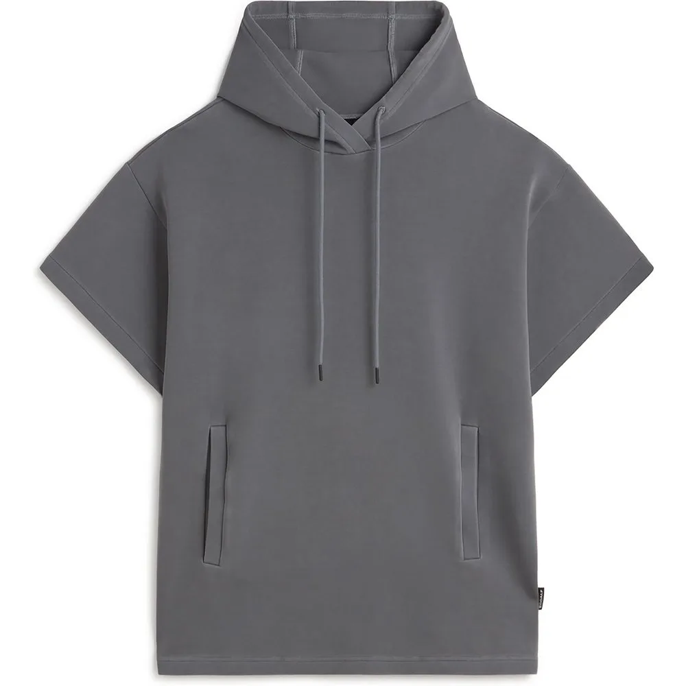 Sudadera con capucha de hombre oversize de manga corta - Ecoalf - FashionsVida