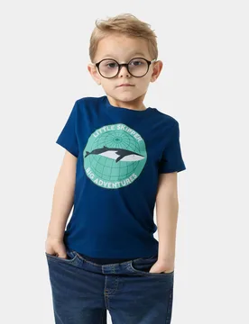 Kids’ The Ocean Race T-Shirt Blue 6 - Dark Blue - Male - Helly Hansen - FashionsVida