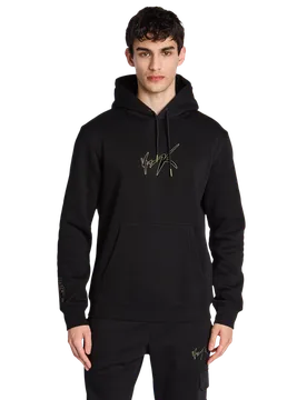 Headshot Herren Kapuzenpullover - Schwarz - Größe L - Baumwoll-Fleece Black L - Vrunk - FashionsVida