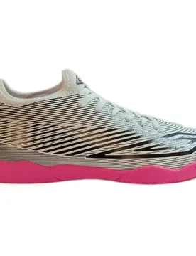 Chaussures De Futsal Veloce Lt V Ic White / Black / Pink Glo EU 44 Homme - Umbro - FashionsVida