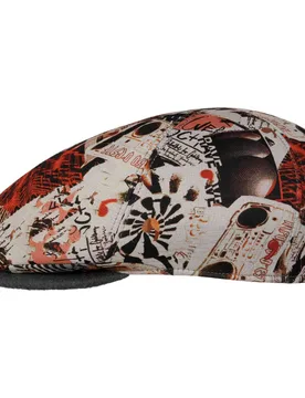 Glam Rock Flat Cap by Alfonso DEste - grey-brown - Female - Size: L (58-59 cm) - Alfonso D´Este - FashionsVida