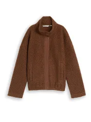 Giacca effetto pelliccia marrone M