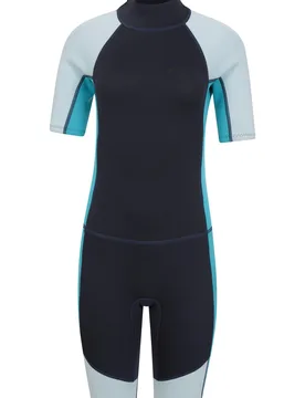 Shorty Womens 2. 5/2mm Wetsuit - Navy - Navy - Size: 12-14 - Mountain Warehouse - FashionsVida