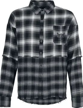 Flanellhemd - Pagan Roots - S bis XXL - für Damen - Größe XXL - schwarz - Frauen - female - Black Premium by EMP - FashionsVida