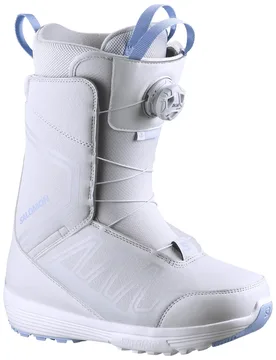 Snowboardboots Pearl BOA Gray Violet/Brunnera Blue/White für Damen Größe 38 Weiß - Salomon - FashionsVida