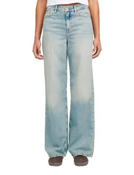 Jeans A Vita Alta Tokyo Wide R6167 Light Blue Denim 24 - Jjxx - FashionsVida