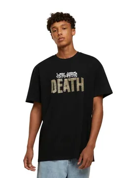 Mister T-shirt à Manches Courtes Life After Death Oversize Black M - TEE - FashionsVida