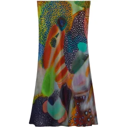 Desigual - Falda midi estampada