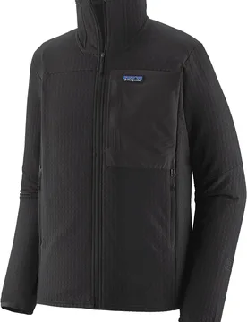 Veste stretch et résistante - M's R2 TechFace Jkt Black - Taille L - Noir - Patagonia - FashionsVida