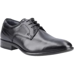 Carl Leather Mens Black Lace-Up Shoes - Size Uk 11