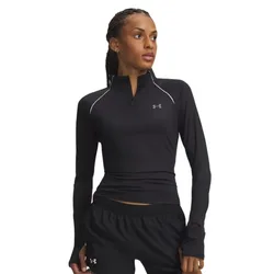 Felpa Con Mezza Zip Velociti Black / Reflective XS