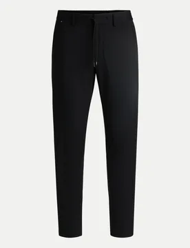 Black Slim-Fit Baukasten Hose Genius Schwarz 52 - BOSS - FashionsVida