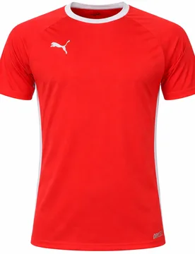 Teamliga Mens Red Padel T-Shirt - Size Medium - Puma - FashionsVida